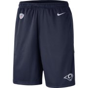 Wholesale Cheap Los Angeles Rams Nike Sideline Coaches Shorts Navy