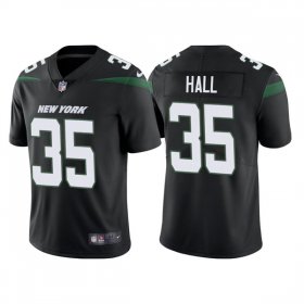 Wholesale Cheap Men\'s New York Jets #35 Breece Hall 2022 Black Vapor Untouchable Limited Stitched Jersey
