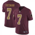 Wholesale Cheap Nike Redskins #7 Joe Theismann Burgundy Red Alternate Men's Stitched NFL Vapor Untouchable Limited Jersey