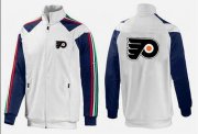 Wholesale Cheap NHL Philadelphia Flyers Zip Jackets White-3