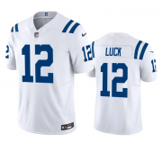Wholesale Cheap Men's Indianapolis Colts #12 Andrew Luck White 2023 F.U.S.E Vapor Untouchable Stitched Football Jersey