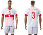 Wholesale Cheap Switzerland #3 Lichtsteiner Away Soccer Country Jersey