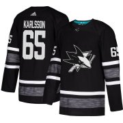 Wholesale Cheap Adidas Sharks #65 Erik Karlsson Black Authentic 2019 All-Star Stitched Youth NHL Jersey