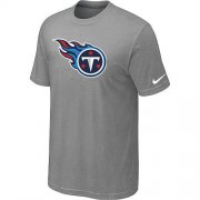 Wholesale Cheap Tennessee Titans Sideline Legend Authentic Logo Dri-FIT Nike NFL T-Shirt Light Grey