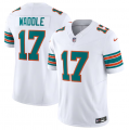 Wholesale Cheap Men's Miami Dolphins #17 Jaylen Waddle White 2023 F.U.S.E Alternate Vapor Limited Football Stitched Jersey