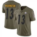 Wholesale Cheap Nike Steelers #13 James Washington Olive Youth Stitched NFL Limited 2017 Salute to Service Jersey