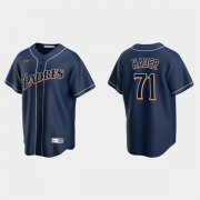Wholesale Cheap Mens San Diego Padres #71 Josh Hader Nike Navy Cooperstown Collection Jersey
