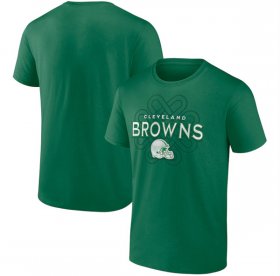 Wholesale Cheap Men\'s Cleveland Browns Kelly Green Celtic Knot T-Shirt