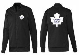 Wholesale Cheap NHL Toronto Maple Leafs Zip Jackets Black-1