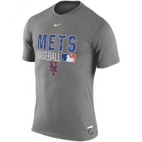 Wholesale Cheap New York Mets Nike 2016 AC Legend Team Issue 1.6 T-Shirt Gray