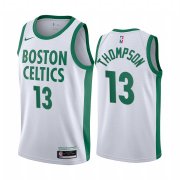 Wholesale Cheap Nike Celtics #13 Tristan Thompson White NBA Swingman 2020-21 City Edition Jersey