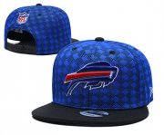 Wholesale Cheap Bills Team Logo Royal Black Adjustable Hat TX