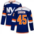 Wholesale Cheap Adidas Islanders #45 Noah Dobson Blue Alternate Authentic Stitched NHL Jersey