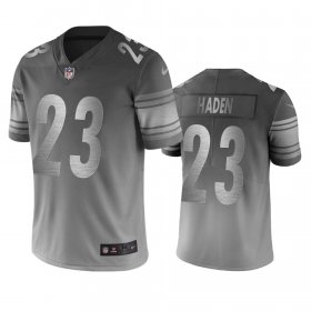 Wholesale Cheap Pittsburgh Steelers #23 Joe Haden Silver Gray Vapor Limited City Edition NFL Jersey