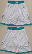 Wholesale Cheap Men's Charlotte Hornets White Mitchell & Ness Shorts (Run Small)