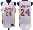 Wholesale Cheap Los Angeles Lakers #24 Kobe Bryant White Swingman Jersey