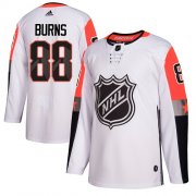 Wholesale Cheap Adidas Sharks #88 Brent Burns White 2018 All-Star Pacific Division Authentic Stitched NHL Jersey