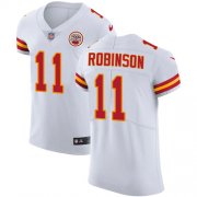 Wholesale Cheap Nike Chiefs #11 Demarcus Robinson White Men's Stitched NFL Vapor Untouchable Elite Jersey