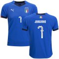 Wholesale Cheap Italy #7 Jorginho Home Kid Soccer Country Jersey