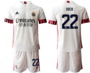 Wholesale Cheap Men 2020-2021 club Real Madrid home 22 white Soccer Jerseys1