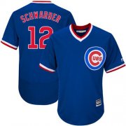 Wholesale Cheap Cubs #12 Kyle Schwarber Blue Flexbase Authentic Collection Cooperstown Stitched MLB Jersey