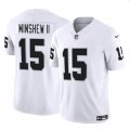 Cheap Youth Las Vegas Raiders #15 Gardner Minshew II White 2024 F.U.S.E. Vapor Untouchable Football Stitched Jersey