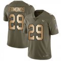 Wholesale Cheap Nike Cardinals #29 Chase Edmonds Olive/Gold Men's Stitched NFL Limited 2017 Salute to Service Jersey