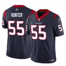 Cheap Men\'s Houston Texans #55 Danielle Hunter Navy 2024 F.U.S.E Vapor Untouchable Limited Football Stitched Jersey