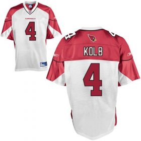 Wholesale Cheap Cardinals #4 Kevin Kolb White Stitched NFL Jersey