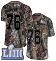 Wholesale Cheap Nike Patriots #76 Isaiah Wynn Camo Super Bowl LIII Bound Men's Stitched NFL Limited Rush Realtree Jersey