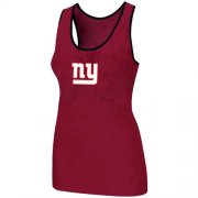 Wholesale Cheap Women's Nike New York Giants Big Logo Tri-Blend Racerback Stretch Tank Top Red