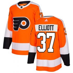 Wholesale Cheap Adidas Flyers #37 Brian Elliott Orange Home Authentic Stitched Youth NHL Jersey