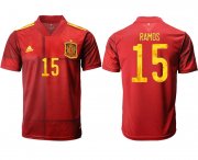 Wholesale Cheap Men 2021 Europe Spain home AAA version 15 soccer jerseys