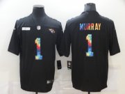 Wholesale Cheap Men's Arizona Cardinals #1 Kyler Murray Multi-Color Black 2020 NFL Crucial Catch Vapor Untouchable Nike Limited Jersey