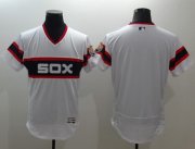 Wholesale Cheap White Sox Blank White Flexbase Authentic Collection Alternate Home Stitched MLB Jersey