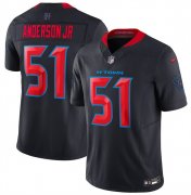 Cheap Youth Houston Texans #51 Will Anderson Jr. Navy 2024 2nd Alternate F.U.S.E Vapor Football Stitched Jersey