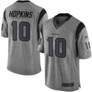 Wholesale Cheap Nike Texans #10 DeAndre Hopkins Gray Men's Stitched NFL Limited Gridiron Gray Jersey