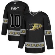 Wholesale Cheap Adidas Ducks #10 Corey Perry Black Authentic Team Logo Fashion Stitched NHL Jersey