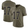 Wholesale Cheap Nike Saints #17 Emmanuel Sanders Olive Men's Stitched NFL Limited 2017 Salute To Service Jersey