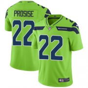 Wholesale Cheap Nike Seahawks #22 C. J. Prosise Green Youth Stitched NFL Limited Rush Jersey
