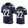 Wholesale Cheap Los Angeles Chargers #22 Justin Jackson Navy 60th Anniversary Vapor Limited NFL Jersey