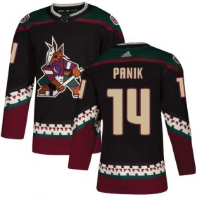 Wholesale Cheap Adidas Coyotes #14 Richard Panik Black Alternate Authentic Stitched NHL Jersey