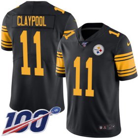 Wholesale Cheap Nike Steelers #11 Chase Claypool Black Youth Stitched NFL Limited Rush 100th Season Jersey