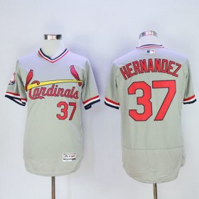 Wholesale Cheap Cardinals #37 Keith Hernandez Grey Flexbase Authentic Collection Cooperstown Stitched MLB Jersey