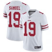 Wholesale Cheap Nike 49ers #19 Deebo Samuel White Men's Stitched NFL Vapor Untouchable Limited Jersey