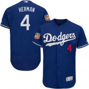 Wholesale Cheap Dodgers #4 Babe Herman Blue Flexbase Authentic Collection Stitched MLB Jersey