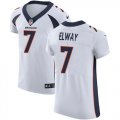 Wholesale Cheap Nike Broncos #7 John Elway White Men's Stitched NFL Vapor Untouchable Elite Jersey