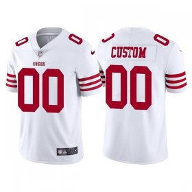 Wholesale Cheap Men\'s San Francisco 49ers Customized 2022 New White Vapor Untouchable Stitched Football Jersey