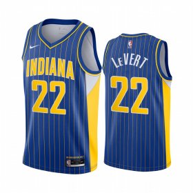 Wholesale Cheap Nike Pacers #22 Caris LeVert Blue NBA Swingman 2020-21 City Edition Jersey