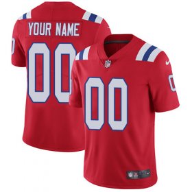 Wholesale Cheap Nike New England Patriots Customized Red Alternate Stitched Vapor Untouchable Limited Youth NFL Jersey
